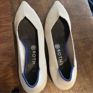 Rothy’s size 11W Beige